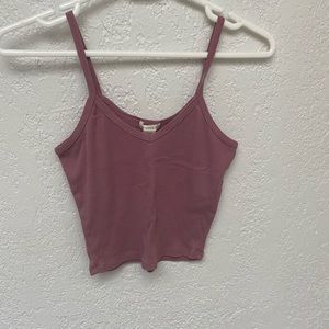 Tully’s Crop Top. Size Large. Mauve color